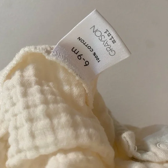 Grayson Cream Kids Bodysuit - Picture 4 of 4